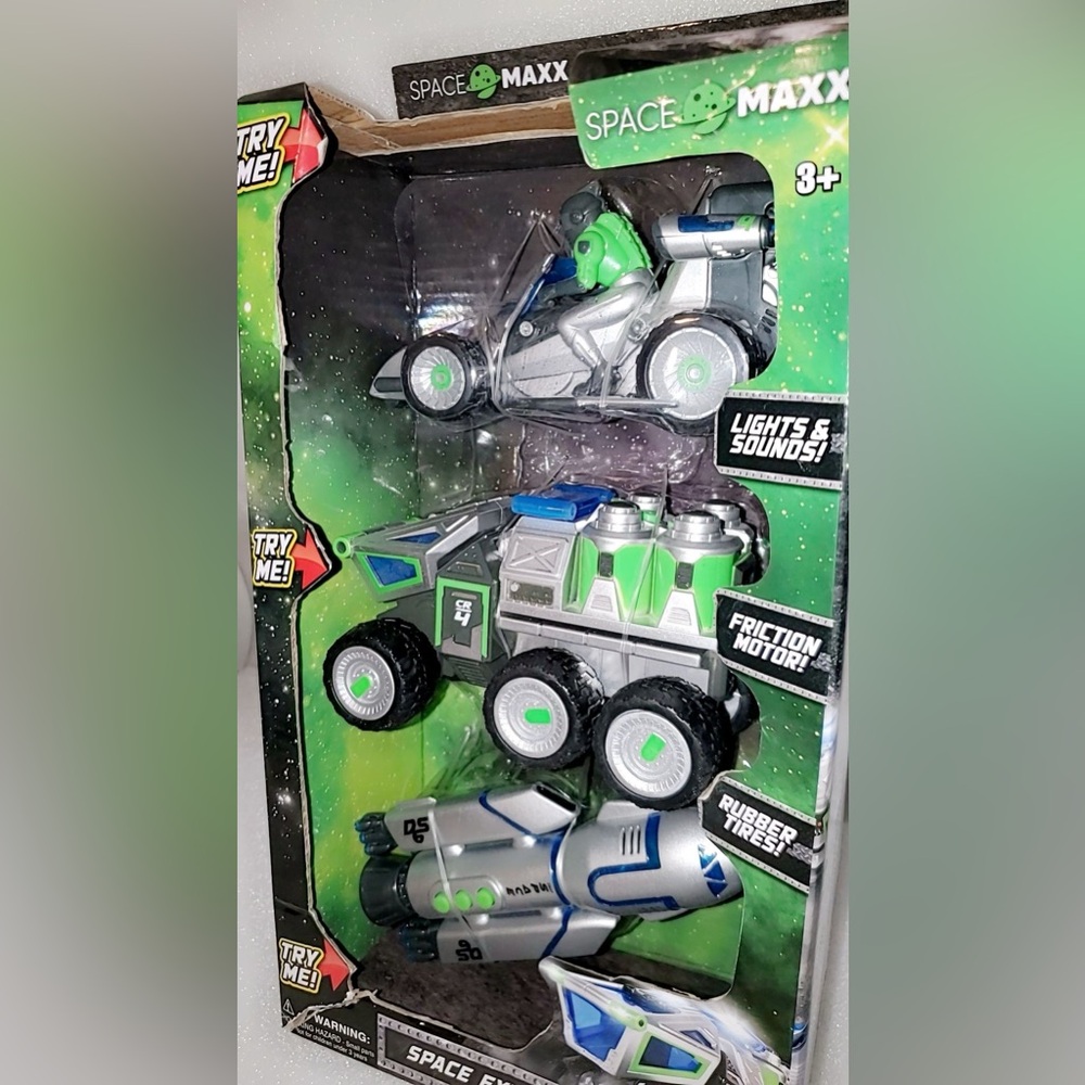 NIP Space Maxx Space Explorers Mini Space Vehicles - 3Pcs - Picture 7 of 12